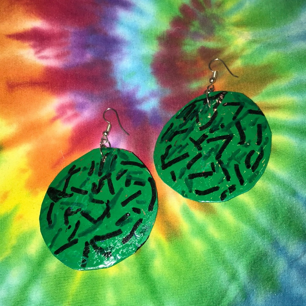 Handmade Fun Unique Rare Original Boho Earrings
